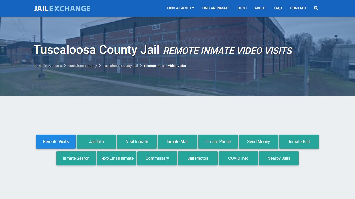 Remote Inmate Video Visitation in Tuscaloosa County Jail ...